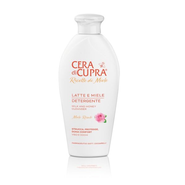 Cera-di Cupra Latte Detergente Delicato - milde huidreinigingsmelk met honingextract en vitamine-E