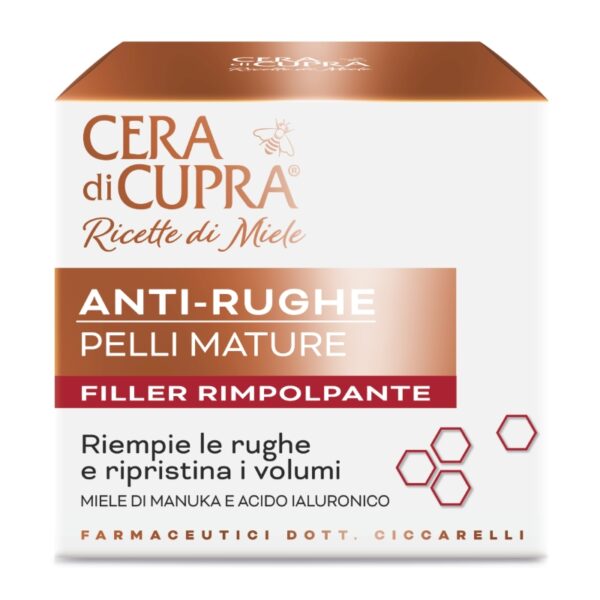 Cera Di Cupra Ricette Di Miele Anti Rughe Anti Rimpel creme met manuka honing en hyaluronzuur pot