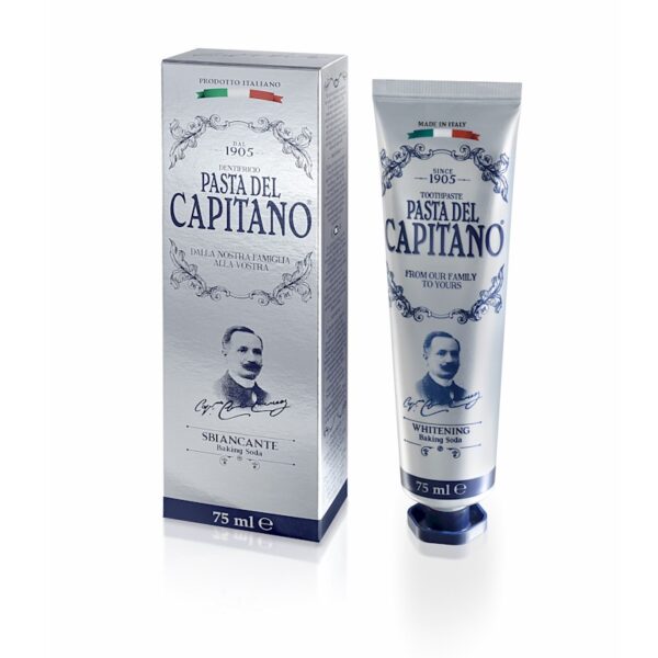 Pasta Del Capitano 1905 - Baking Soda- Tandpasta - zonder parabenen - tube van 75ml